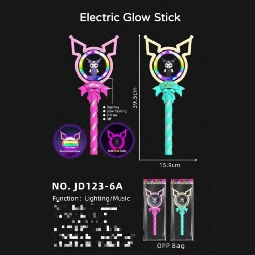 Flashing Spinning Wand (Kuromi)