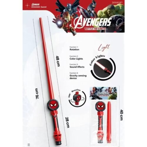 Flashing SPM Retractable Sword